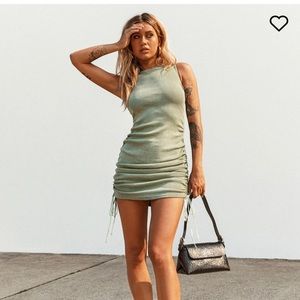 Princess Polly Sage Military Minds Dress